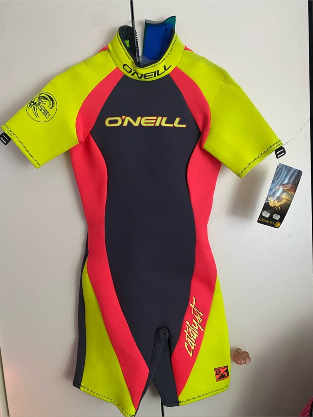 O'Neill Womens Short Sleeve Zip Back Wetsuit Catalyst